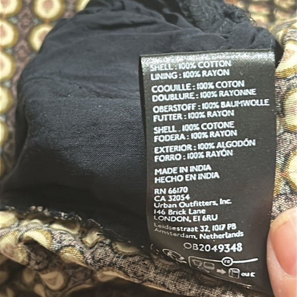 FREE PEOPLE STAR DIP TUERED SMOCKED BUTTON FRONT COTTEN MINI DRESS SP - Picture 11 of 14